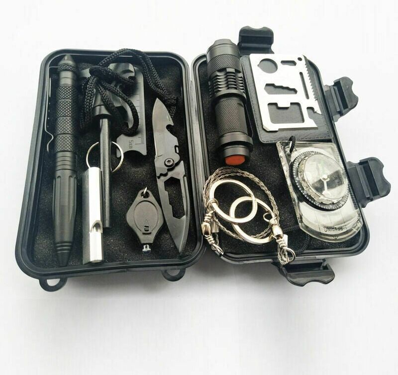 Swyeoot - Emergency Survival Kit, Multifunctional Survival Survival and Rescue Kit, Outdoor Multi-Tool, Outdoor sos First Aid Accessory