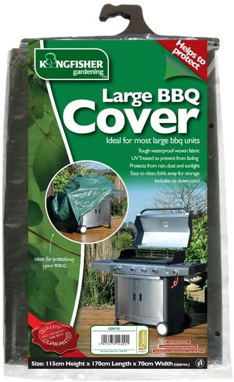 Extra Large xl bbq Barbecue Cover Green Garden Furniture - Kingfisher