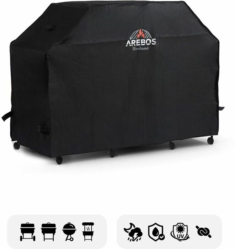 AREBOS barbecue bonnet barbecue cover gas barbecue cover rainproof BBQ cover cover protective cover dustproof barbecue cover barbecue protection 152