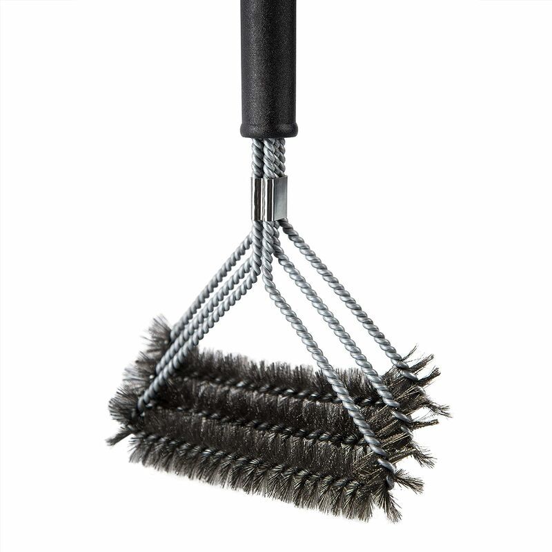 TINOR Barbecue Brush - bbq Grill Cleaning - Barbecues Accessory - Electric, Gas, Charcoal - Stainless Steel
