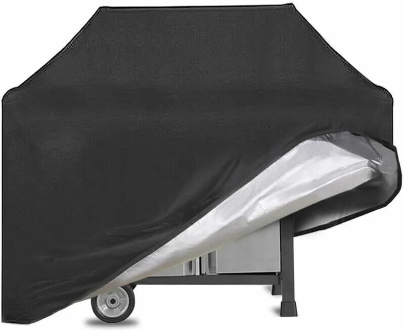 HOOPZI Barbecue Cover, Barbecue Protective Cover Barbecue Cover, Anti-UV Barbecue Protective Cover for Weber, Holland (Black)