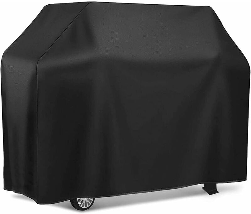 Groofoo - Barbecue cover, Oxford fabric, bbq cover, waterproof barbecue drawstring for floor mounting, windproof weather protection cover for outdoor