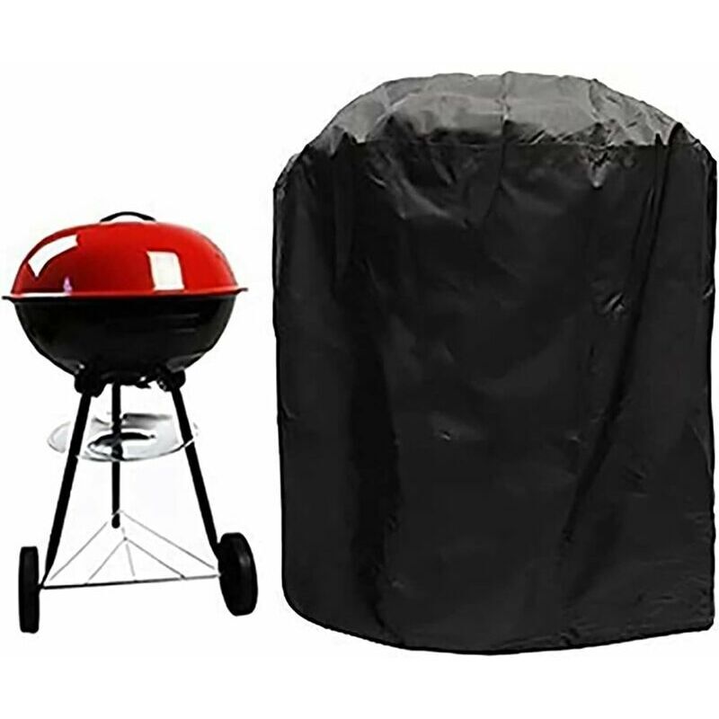 HOOPZI Bbq Cover, Grill Cover Outdoor, Barbecue Cover Waterproof for for Weber, Brinkmann, Char Broil and More, Heavy Duty 210D Oxford Cloth and Anti-UV