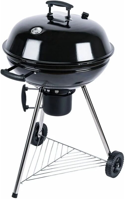 Sweeek - Large charcoal kettle barbecue, 64x62x98cm - Georges - Black