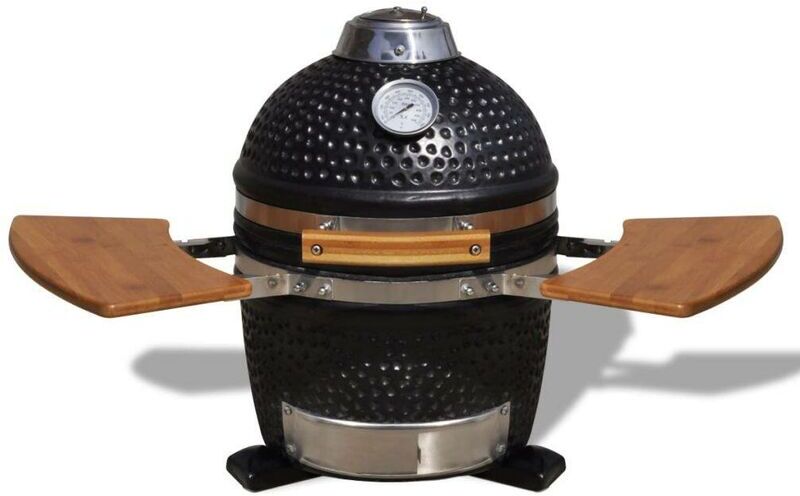 HOMMOO Kamado Barbecue Grill Smoker Ceramic 44 cm