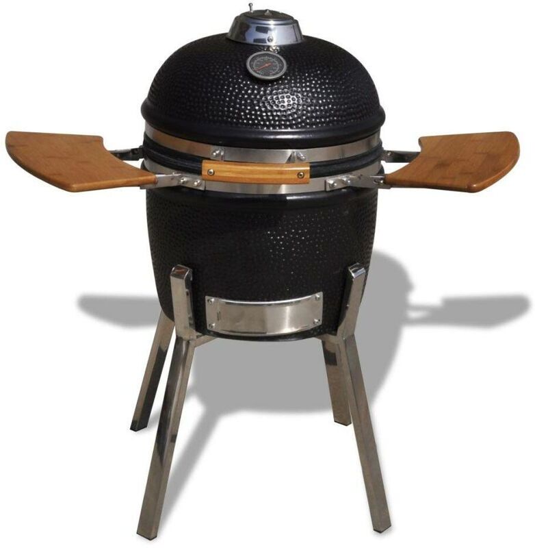 HOMMOO Kamado Barbecue Grill Smoker Ceramic 81 cm