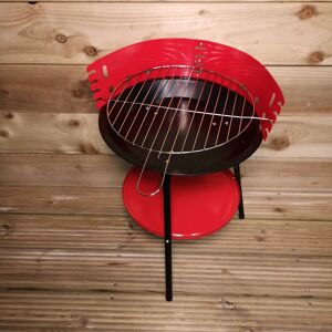 Hamble Distribution - 14 Round Garden Barbecue / bbq with Wind Shield & Shelf