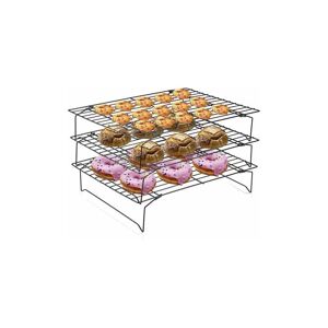 ROSE 3-Tier Cake Rack Cooler, Rust-Free Healthy Oven and Easy-to-Clean Cooling Tray, S