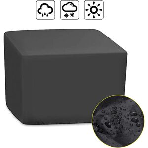 Maerex - 82 x 82 x 61cm Waterproof Fire Pit Cover Garden Patio Burner bbq Cover Outdoor Furniture Cover