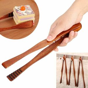 HOOPZI Bamboo Toaster Tongs 26.5cm Bamboo Tea Tongs Wooden Grill Clips Wood Bread Tongs Gadgets Handmade Wood Kitchen Tongs For Kitchen Camping Grill Buffet