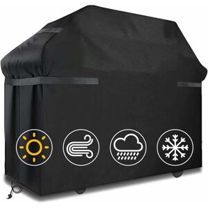 TINOR Bbq Covers Waterproof bbq Cover Windproof, Tearproof bbq Cover with Straps and Storage Bag (145x61x117cm)