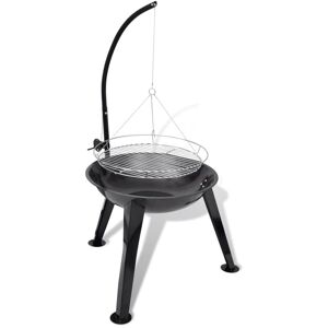 BERKFIELD HOME Bbq Stand Charcoal Barbecue Hang Round