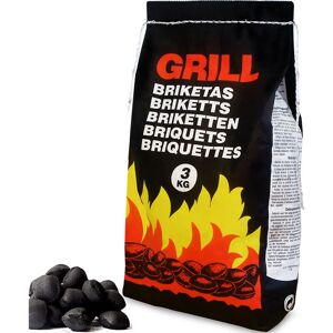 Deuba Bbq Charcoal Briquettes Long Lasting Burn Time Easy To Light Coal Low Smoke Barbecue Oven Fuel Restaurant Grade Premium Grill Cooking 6-27kg 3kg Bags