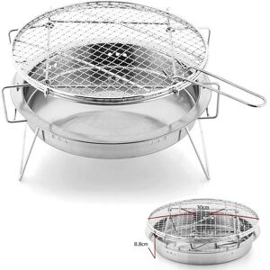 Denuotop - Fire Pits and Braziers Fire Pit FirePit Folding Stove Camping Camping Portable Camping bbq Grill Stainless Steel bbq Grill Stainless Steel