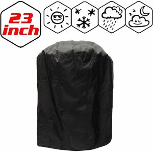 LANGRAY Garden bbq Cover Barbecue Protector Outdoor Burner Grill Dust Rain Cover Heavy Duty, Waterproof, uv Repellent, Double Stitching, Elastic Hem Cord,