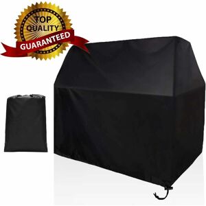 LANGRAY Garden bbq Cover Barbecue Protector Outdoor Burner Grill Dust Rain Cover Heavy Duty, Waterproof, uv Repellent, Double Stitching, Elastic Hem Cord,