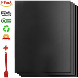 HOOPZI Grill mat, 4-pack grill plates, PFOA-free material, 330 400 20mm