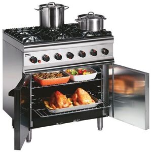 Silverlink 600 6 Burner Range SLR9/P - Lincat