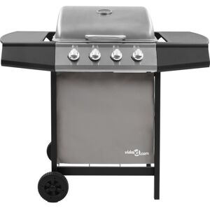 BERKFIELD HOME Mayfair Gas bbq Grill with 4 Burners Black and Silver (fr/be/it/uk/nl only)