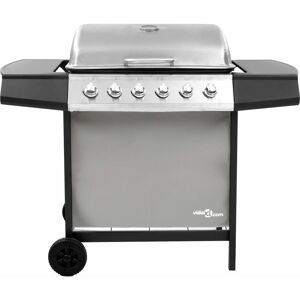 BERKFIELD HOME Mayfair Gas bbq Grill with 6 Burners Black and Silver (fr/be/it/uk/nl only)