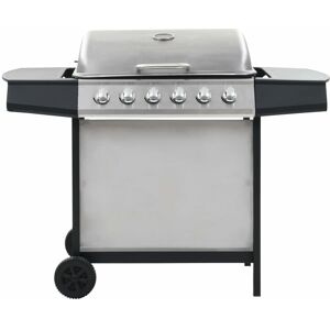 BERKFIELD HOME Mayfair Gas bbq Grill with 6 Cooking Zones Stainless Steel Silver