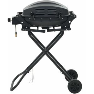 BERKFIELD HOME Mayfair Portable Gas bbq Grill with Cooking Zone Black