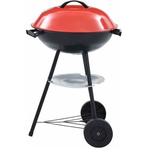 BERKFIELD HOME Mayfair Portable xxl Charcoal Kettle bbq Grill with Wheels 44 cm