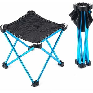 Héloise - Outdoor Folding Stool, Small Folding Camping Stool with Storage Bag, Portable Oxford Aluminum Alloy Camping Stool, for Hiking, bbq, Garden