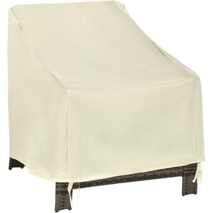 Furniture Cover Single Chair Protector 600D Oxford 68x87x44-77cm - Beige - Outsunny