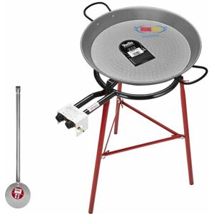 Callow Retail - Paella Cooking Set with Burner - Steel - L60 x W64 x H65 cm - Multi