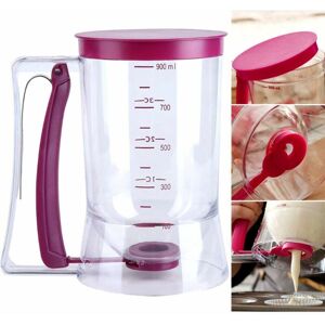 Groofoo - Pancake Batter Dispenser Baking Tool Batter Measuring Cup Kitchen Tool Manual Pancake Batter Dispenser Easy to Use and Clean Suitable for