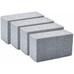 ROSE Pink 4 Pcs Barbecue Cleaning Stone Brick for Grill Cleaning Reusable Descaling Stones