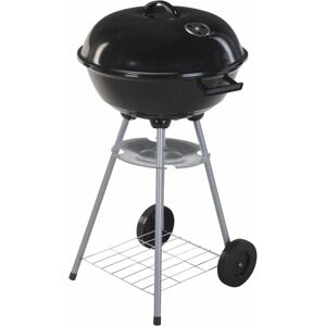 BERKFIELD HOME ProGarden Kettle Barbecue on Wheels 46 cm Black