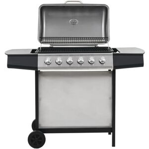 BERKFIELD HOME Royalton Gas bbq Grill with 6 Cooking Zones Stainless Steel Silver