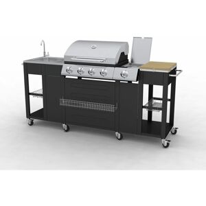 BERKFIELD HOME Royalton Outdoor Kitchen Barbecue Montana 4 Burners