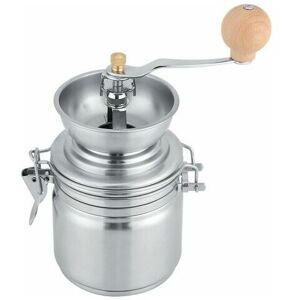 ORCHIDÉE Stainless Steel Coffee Grinder, Hand Crank, Spice Herb & Nut Grinder