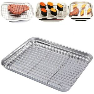 LUNE Stainless Steel Drainage Oil Cooling Rack Rack BBQ Plate Cooking Tools