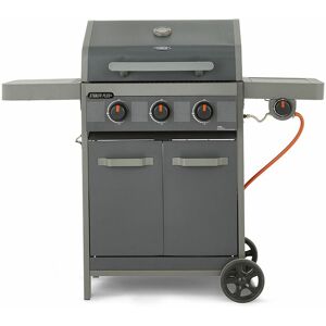 Stealth Plus T978523 3 Burner Gas bbq with Side Burner, Grey - Tower