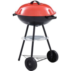 SWEIKO Portable xxl Charcoal Kettle bbq Grill with Wheels 44 cm FF46611UK