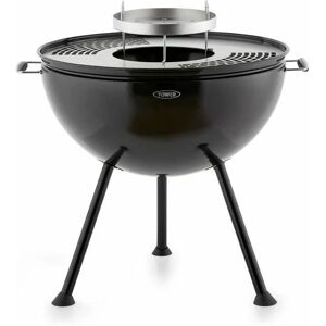 T978512 Sphere Fire Pit and bbq Grill, Black - Tower