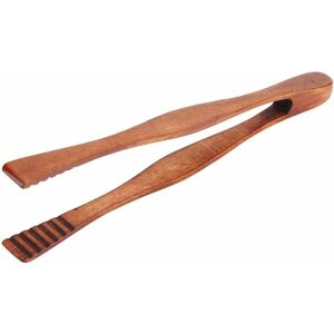 MUMU Wooden Cooking Tongs for bbq, Buffet, Bread, Steak, Serving Tool