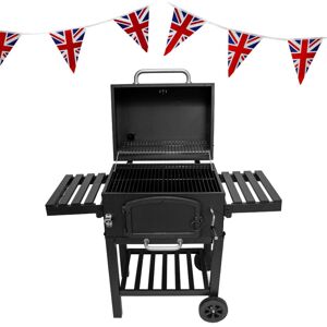 MONSTER SHOP Xl bbq Smoker Charcoal Barbecue Grill Portable Stainless Steel