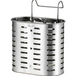 Linghhang - 304 Stainless Steel Kitchen Cutlery Holder Chopsticks Holder Vertical Hanging Chopsticks Storage Basket