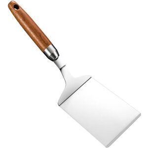 1 pcs Grill Spatula, Professional Spatula/Scraper, Stainless Steel Spatula, Hamburger Patula, Excellent for Barbecue and Flat Griddle. - Csparkv