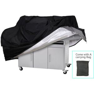 LINGHHANG 0.54kg)-150X100X125CM) Housse de barbecue, 210D Oxford Silver Coated Polyester Barbecue Cover LINGHHANG 0.54kg)-150X100X125CM) Housse de barbecue, 210D Oxford Silver Coated Polyester Barbecue Cover