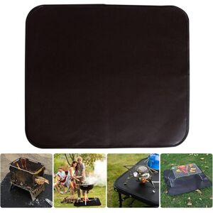 Linghhang - 80x75cm Fireplace Mat Floor Protection Mat, Fire Pit Mat Protector, Heat Resistant Floor Protection, for Outdoor Barbecue Garden Terrace Linghhang - 80x75cm Fireplace Mat Floor Protection Mat, Fire Pit Mat Protector, Heat Resistant Floor Protection, for Outdoor Barbecue Garden Terrace