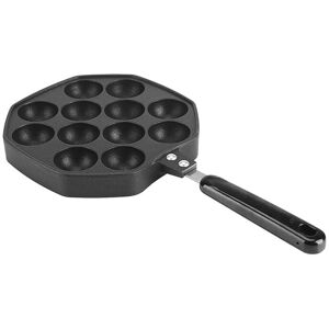 Alwaysh - 12 Grids Takoyaki Grill, Aluminum Octopus Ball Baking Pan with Non-Stick Coating for Home Kitchen Tool Alwaysh - 12 Grids Takoyaki Grill, Aluminum Octopus Ball Baking Pan with Non-Stick Coating for Home Kitchen Tool