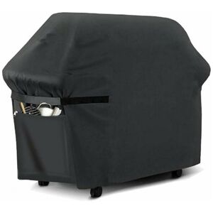 DEWDAT Bbq Cover,Gas bbq Cover,Durable 210D Oxford bbq Protection Tarpaulin Cover Suitable for Weber,Brinkmann,Char Broil etc,UV,Water and Tear Resistant DEWDAT Bbq Cover,Gas bbq Cover,Durable 210D Oxford bbq Protection Tarpaulin Cover Suitable for Weber,Brinkmann,Char Broil etc,UV,Water and Tear Resistant