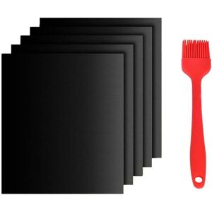 CCYKXA Bbq Grill Mats for Charcoal Grill - 5 Pack bbq Grill Mats for Gas Grill - Easy to Clean, Reusable, Non-Stick Barbecue Mats CCYKXA Bbq Grill Mats for Charcoal Grill - 5 Pack bbq Grill Mats for Gas Grill - Easy to Clean, Reusable, Non-Stick Barbecue Mats