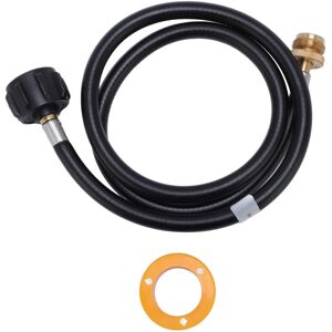 GROOFOO Fuel Gas Extension Hose Replacement for Tank Portable bbq Grill Stove Heater rv 1lb to 20lb 6ft GROOFOO Fuel Gas Extension Hose Replacement for Tank Portable bbq Grill Stove Heater rv 1lb to 20lb 6ft